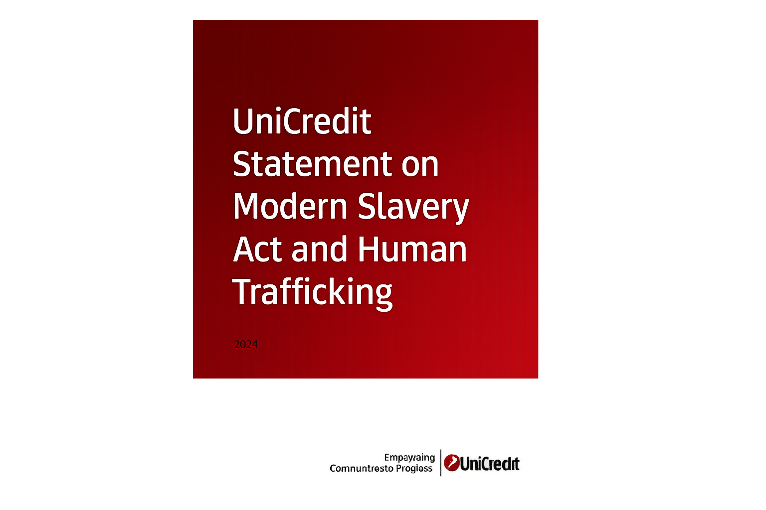 Copertina del Modern Slavery Act 2024