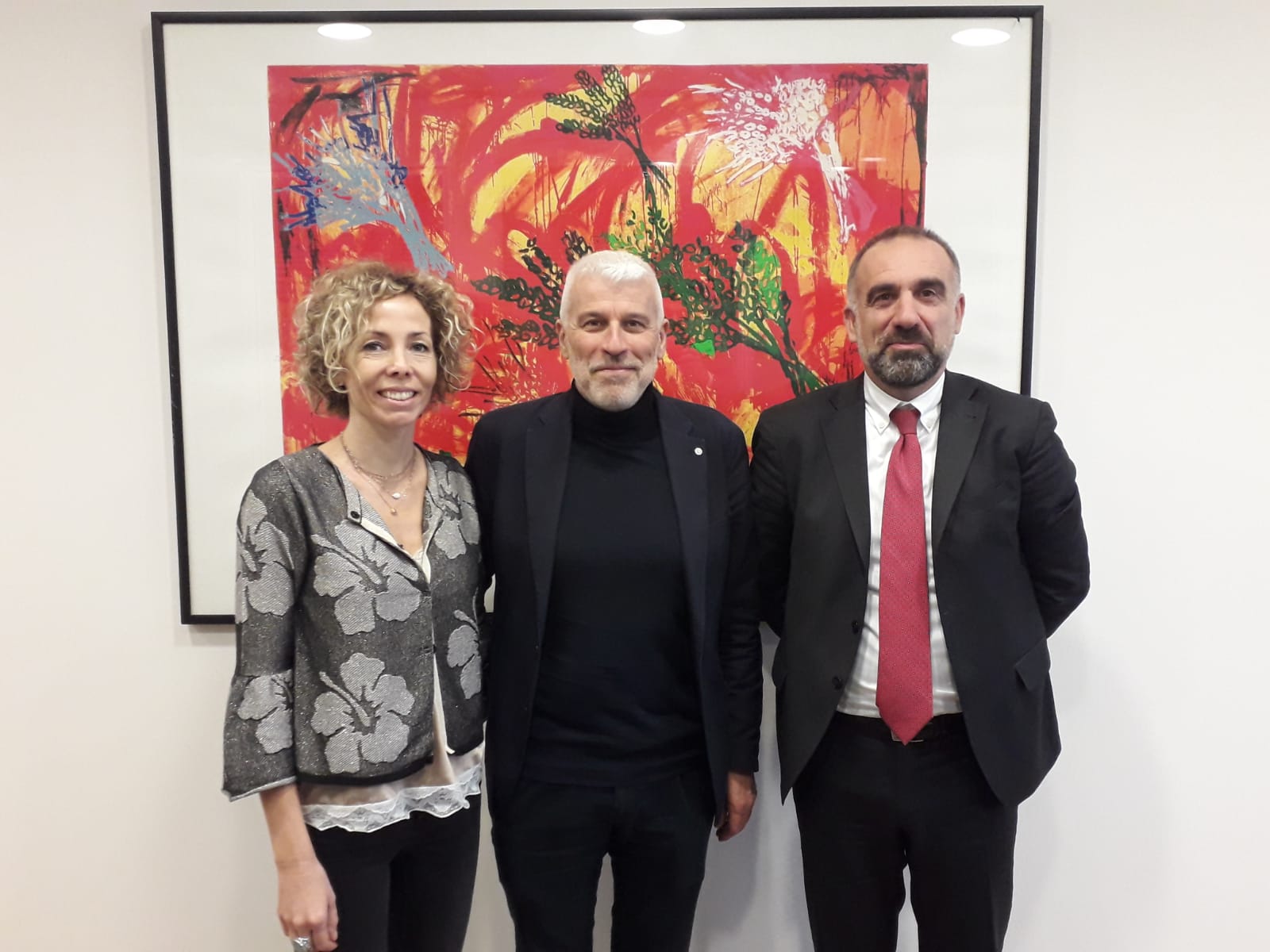 Da sinistra: Marcella Contini, responsabile dipartimento politiche industriali Cna Emilia Romagna; Fabio Bezzi, Direttore Cna Emilia Romagna; e Andrea Burchi, Regional Manager Centro Nord UniCredit